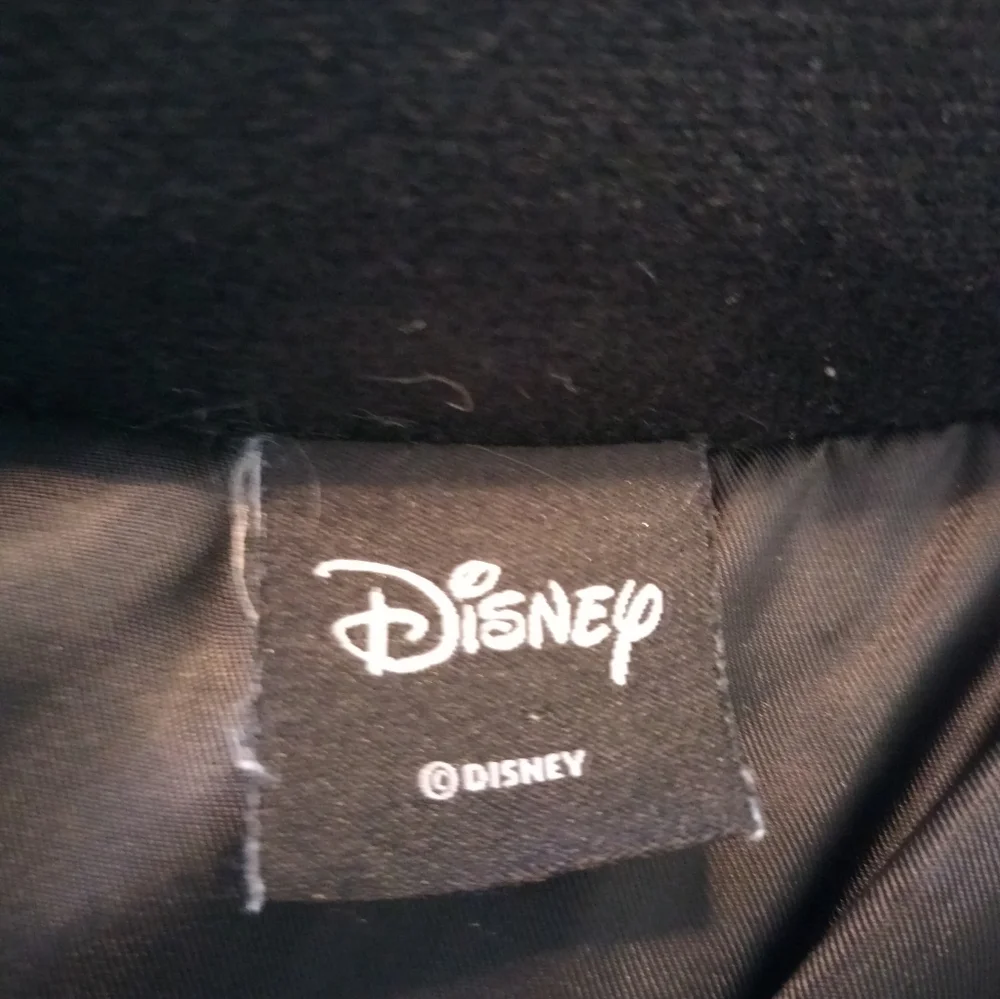 Disney‎ Thick Puffer Black Coat With Mickey Patch Size Childs Large